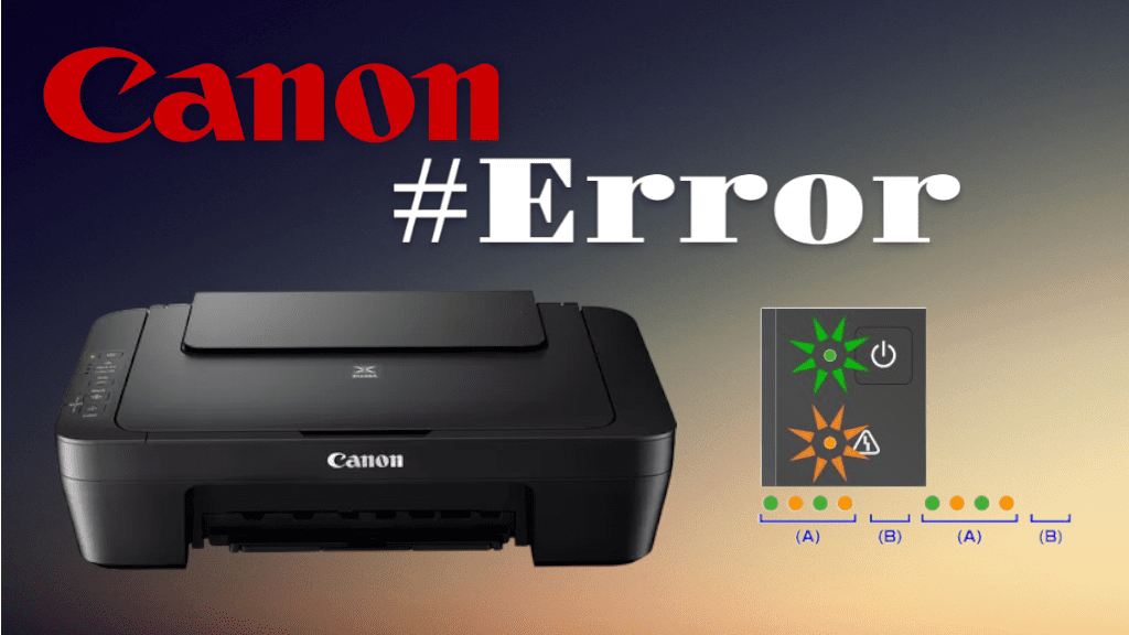 Kody błędów drukarek Canon