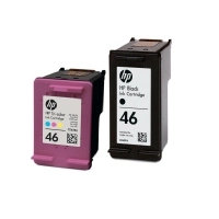 napełnianie tuszy do drukarek HP 46 black i color